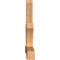 Ekena Millwork Davenport Timber Gable Bracket, Western Red Cedar, 96"W x 48"H x 5 1/2"D x 5 1/2"F, 12/12 Pitch GBW096X48X0606DAV00SWR - alternate 4
